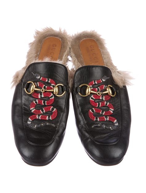 prinetown gucci snake loafer|gucci princetown slippers black.